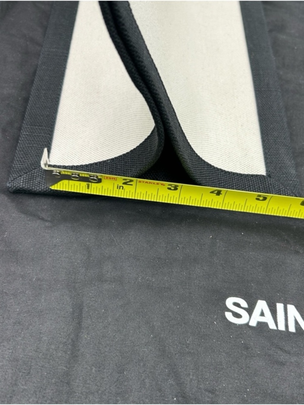 Saint Laurent RIVE GAUCHE canvas/leathertote bag made in
Italy NWT - Picture 5 of 10